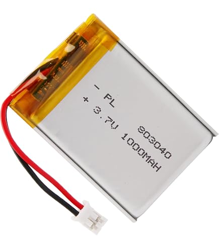 Amazon.com: AKZYTUE 3.7V 1000mAh 803040 1S LiPo Battery, Micro JST